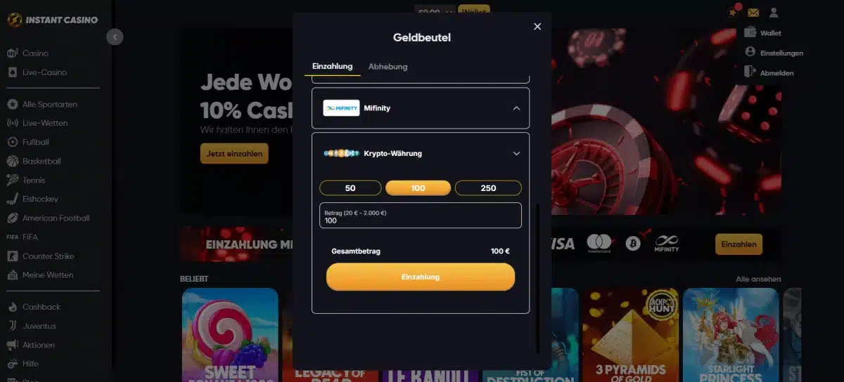 Instant Casino Einzahlung BTC 1200x544 fixed